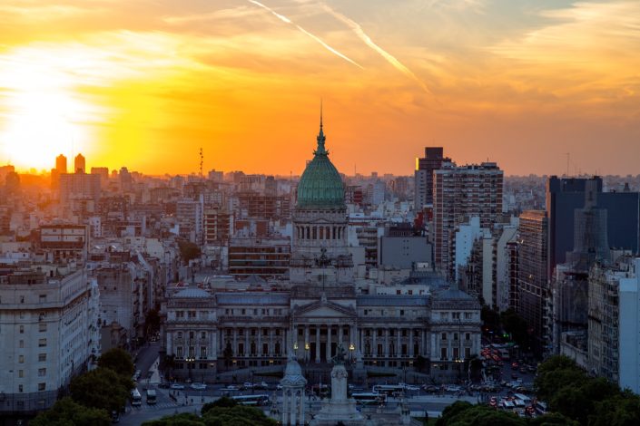 Atardecer en Buenos Aires Argentina